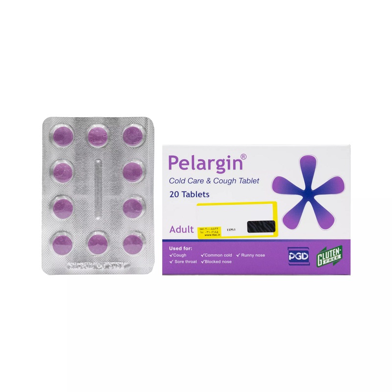 قرص سرماخوردگی و ضد سرفه پلارژین (20 عددی)