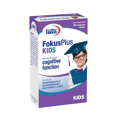 قرص جویدنی فوکوس پلاس کیدز یوروویتال (60 عددی)