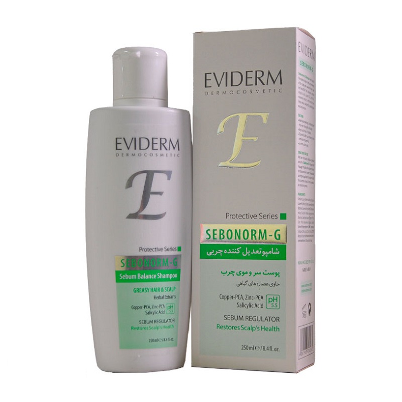 شامپو متعادل کننده چربی سبونورم جی اویدرم