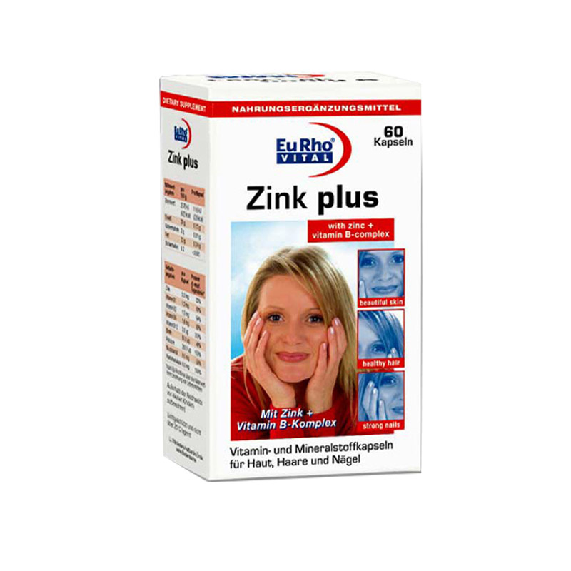 کپسول زینک پلاس 10 یوروویتال - 60 عددی