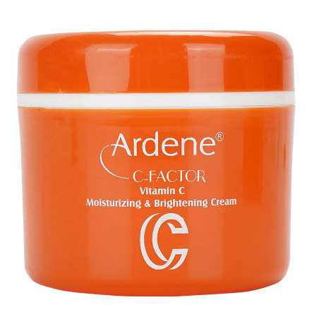 کرم روز مرطوب کننده و روشن کننده حاوی ویتامین سی آردن سی فکتور (کاسه ای)