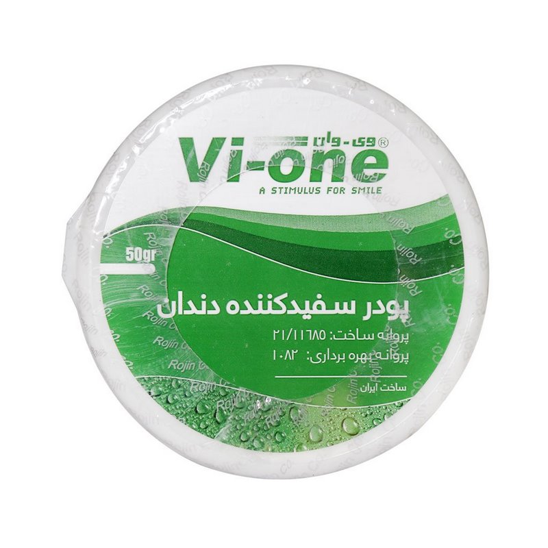 پودر سفید کننده دندان با اسانس نعنا وی وان