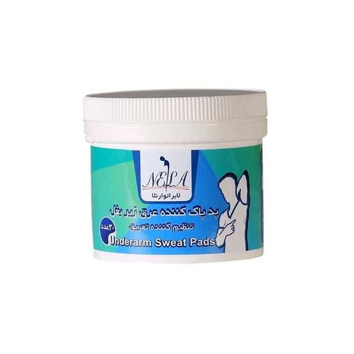 پد پاک کننده عرق زیر بغل 30 عددی نلا